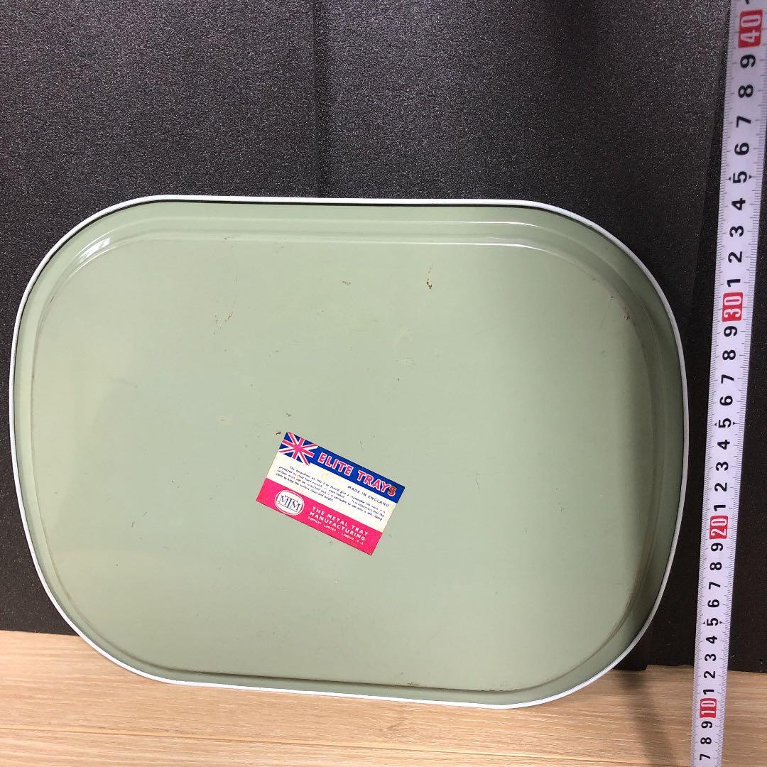 F☆ 昭和レトロ　プレート　お盆　B