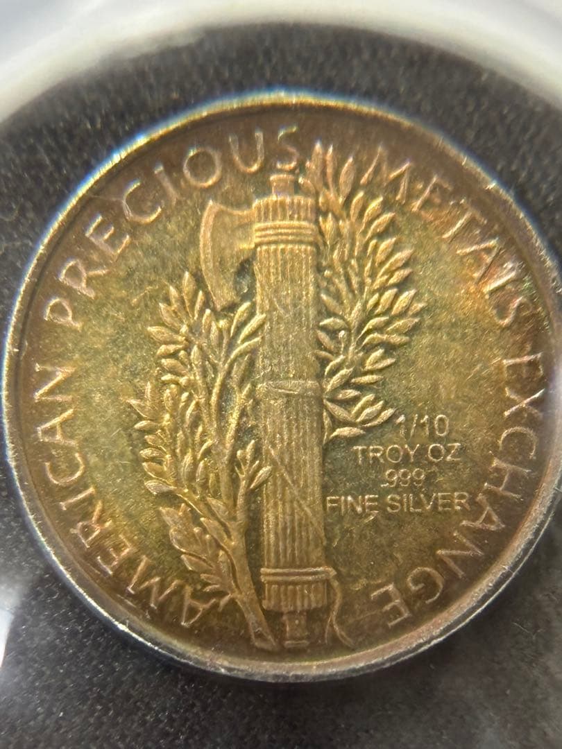 【純銀製】1/10オンスリバティ銀貨×3枚！総重量9.4g！silver999