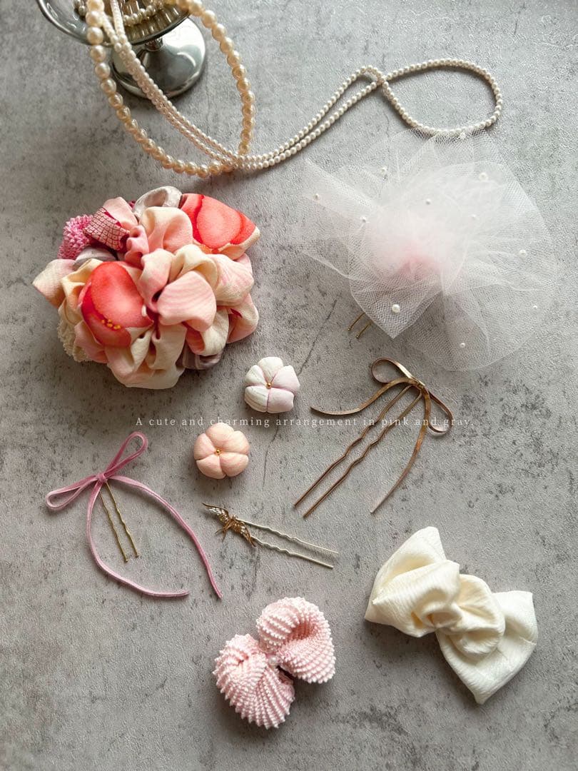 YURI様order♡ 七五三髪飾り　ヘッドドレス