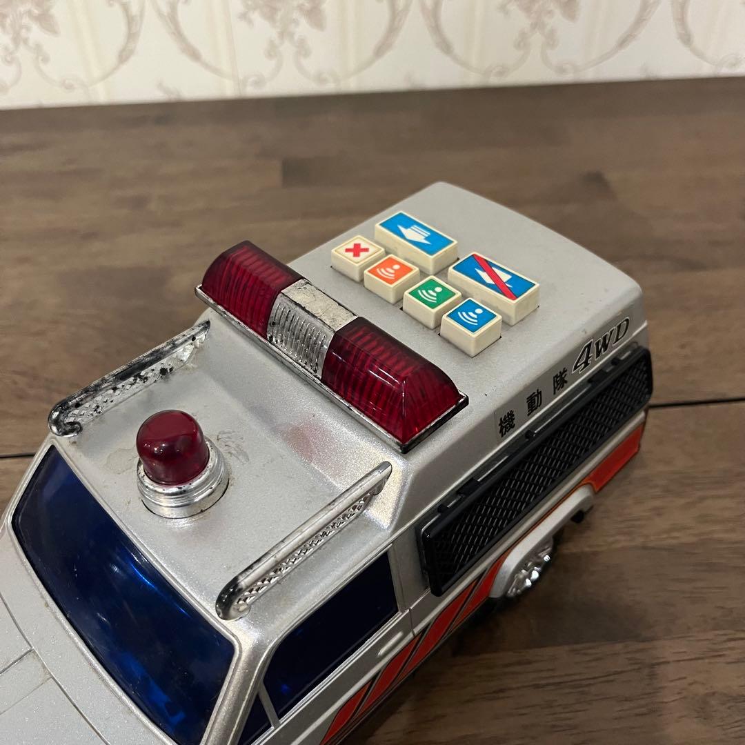 アンティーク】昭和レトロ アルプス商事 警視庁機動隊4WD 3サイレン