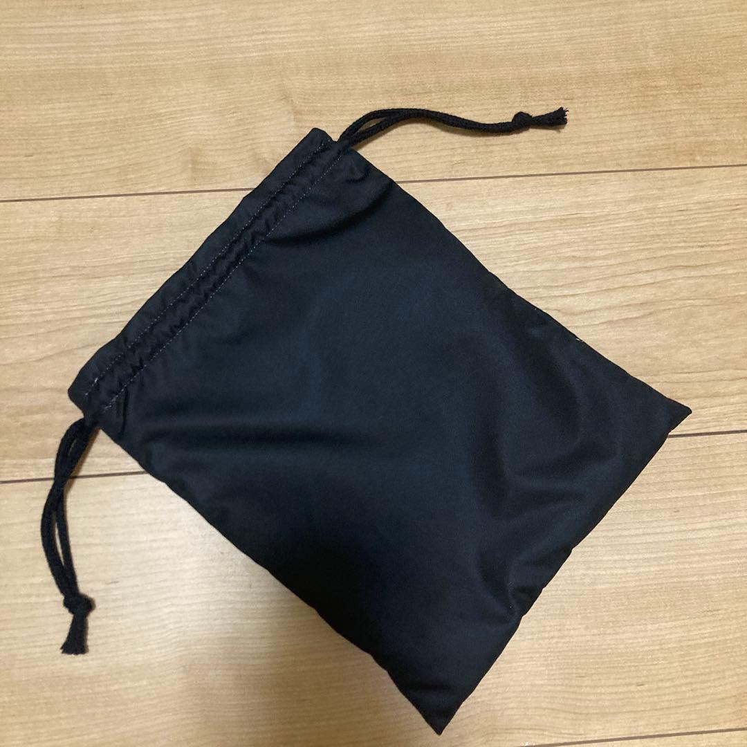 撥水ハンドメイドレッスンバッグ上履き袋体操服袋パールビーズリボンブラック女の子