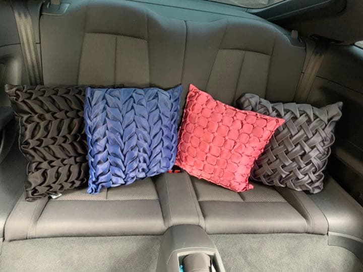 クッションカバー　【ブルー】