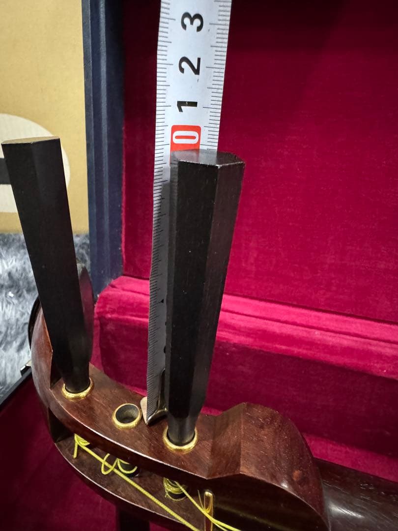 和楽器 三味線 弦楽器 鼈甲撥 天然素材 金細 綾杉胴 金具k9