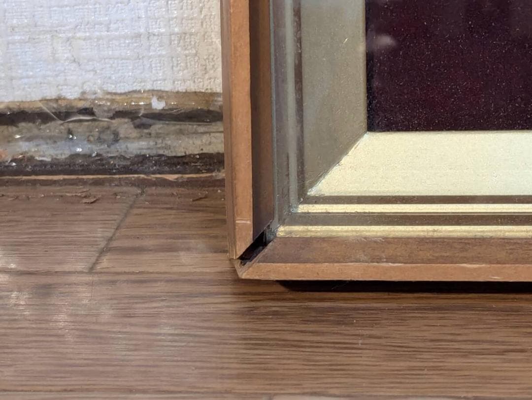 【真作】絵画　上野倭文子　油彩6号　ベンケイソウ　華やぐ花々の調べ　U133