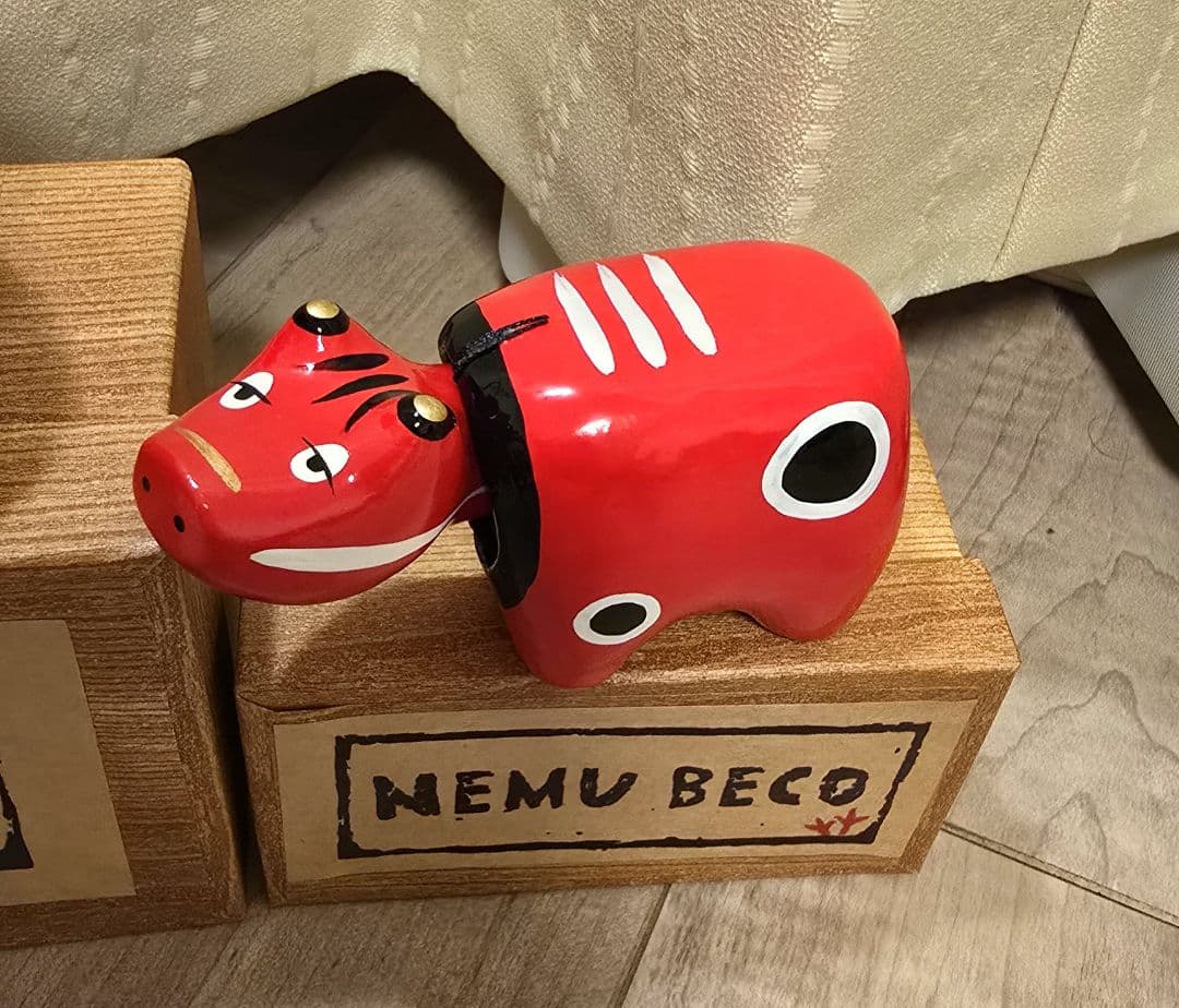 野沢民芸　眠べこ1号　3号セット