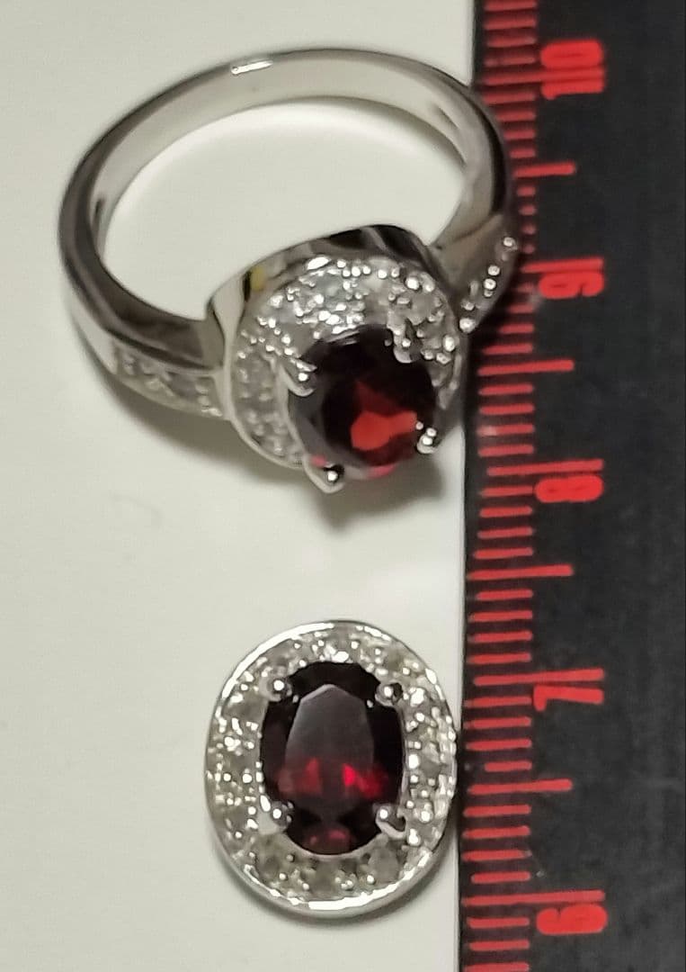 ガーネット リング ペンダントトップ