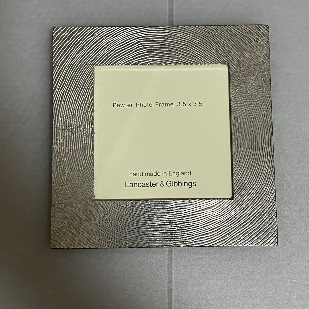 Lancaster & GibbingsフォトフレームS 写真たて ピューター