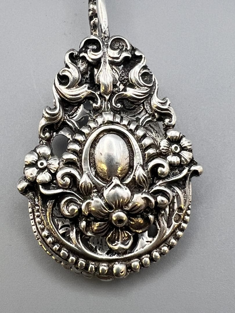 ビンテージ北欧雑貨/スウェーデンで見つけた/シルバー製/トング　重量約32.7g