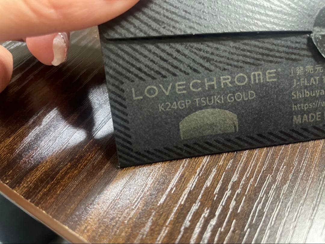 LOVECHROME ラブクロム K24GP ツキ ゴールド ヘアコーム