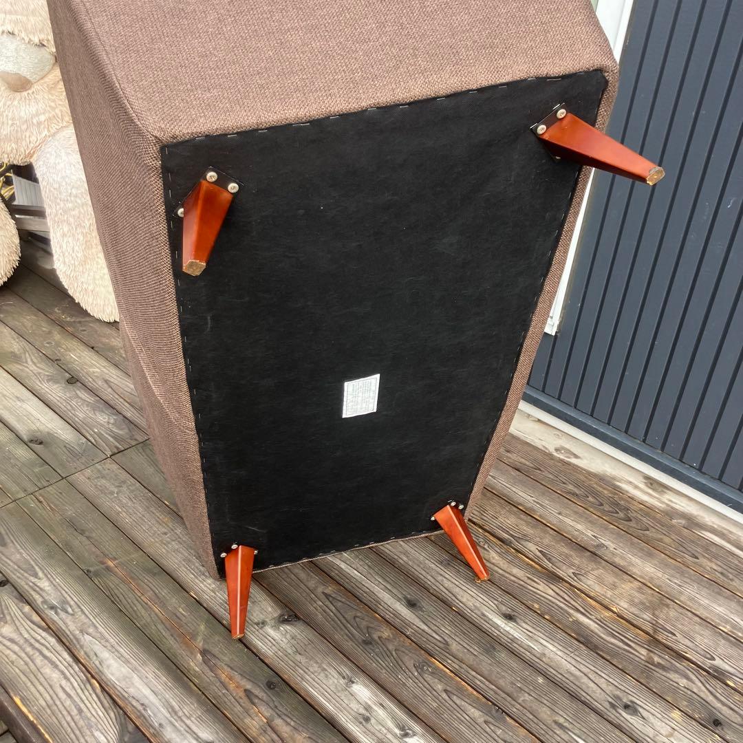 北欧レトロ 東谷 二人掛けソファー アームチェア モスグリーン ファブリック