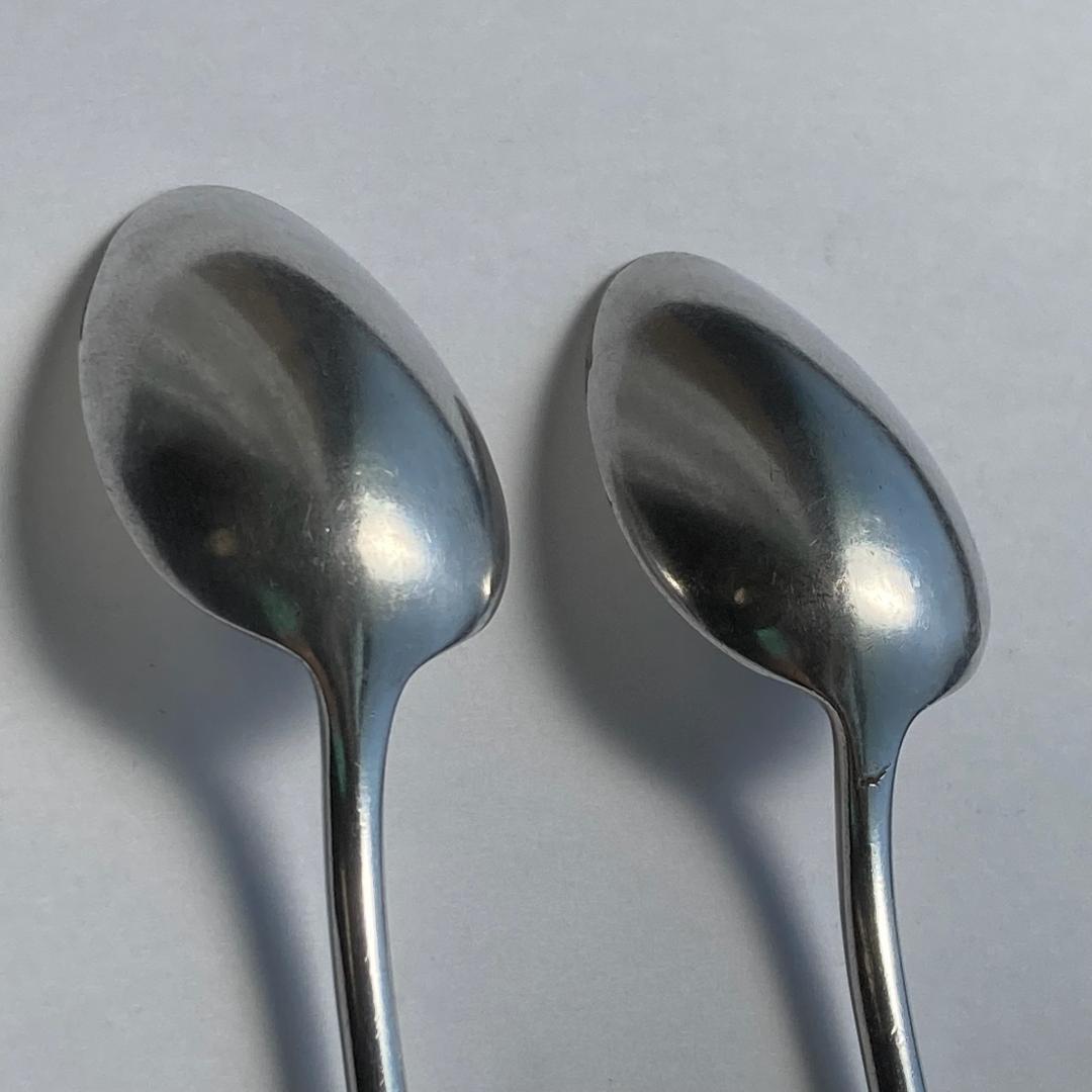 ノワゼット⭐️フランスアンティーク⭐️ティースプーン　4本セット　純銀P