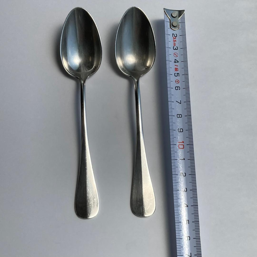 ノワゼット⭐️フランスアンティーク⭐️ティースプーン　4本セット　純銀P