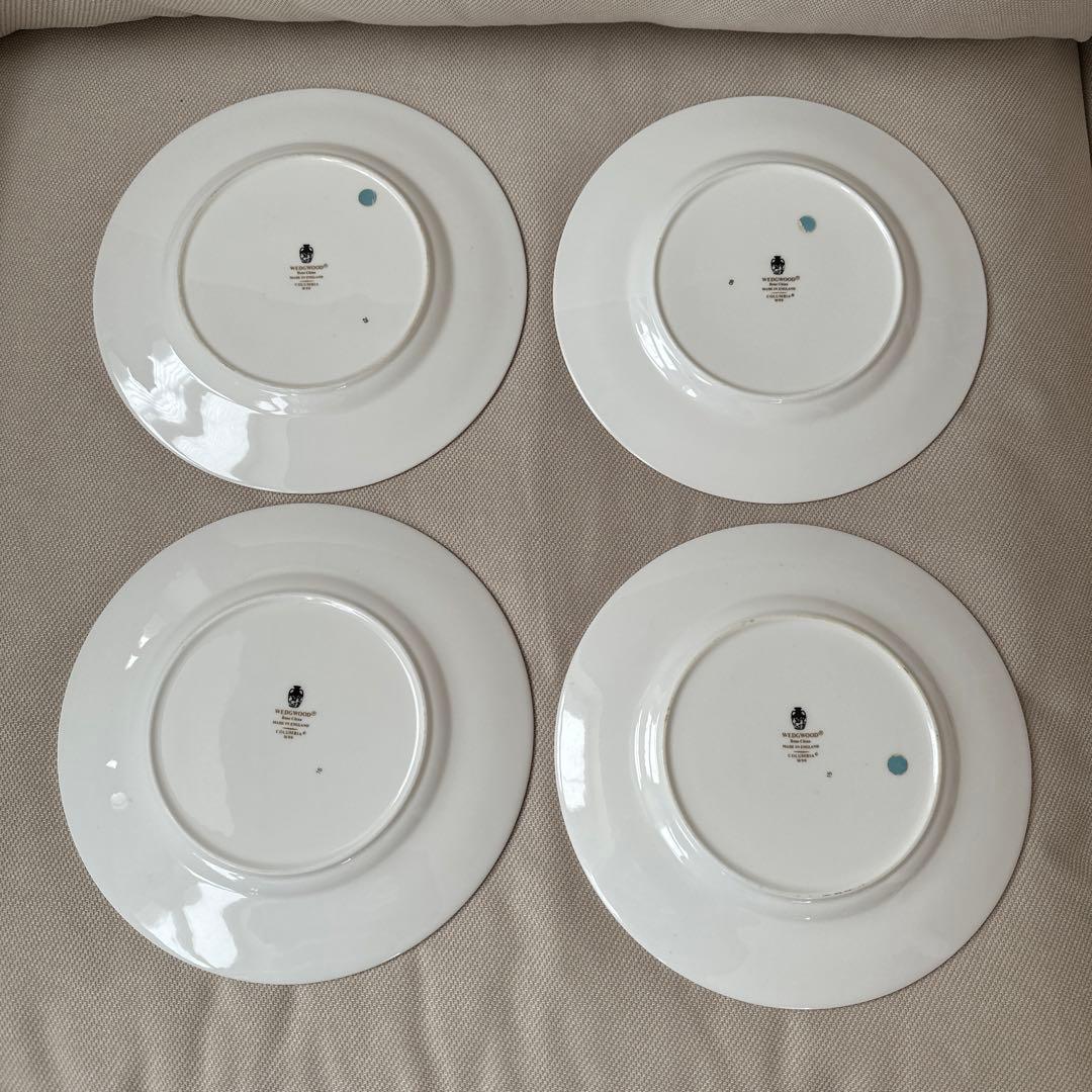  ウェッジウッド コロンビアパウダー ルビー プレート