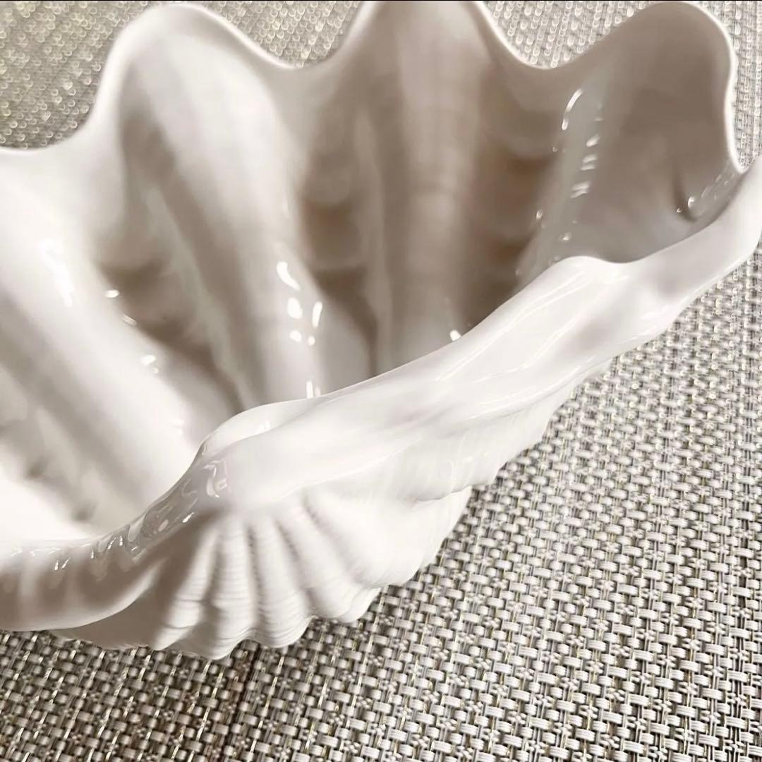 《未使用》 ウェッジウッド 貝殻型皿 ノーチラスコレクションレア