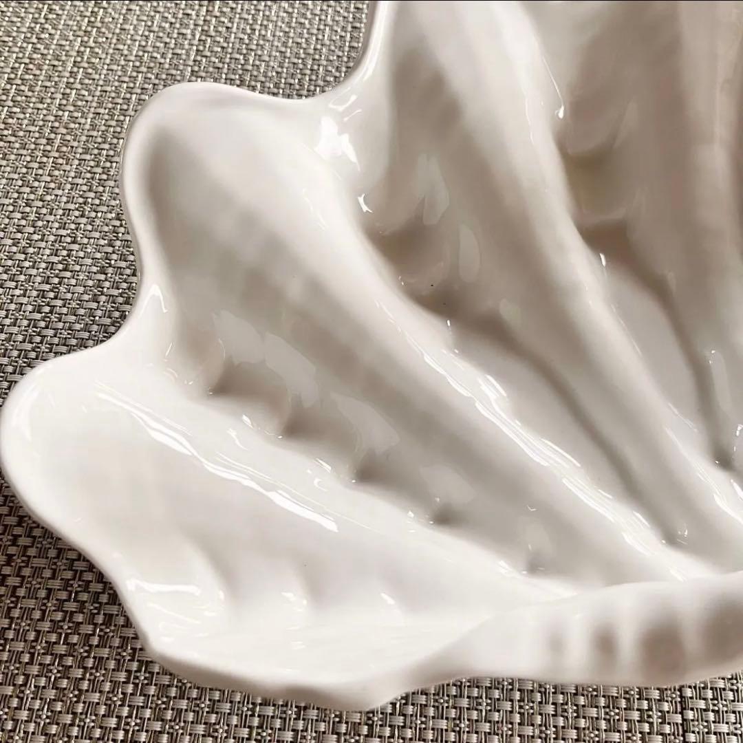 《未使用》 ウェッジウッド 貝殻型皿 ノーチラスコレクションレア