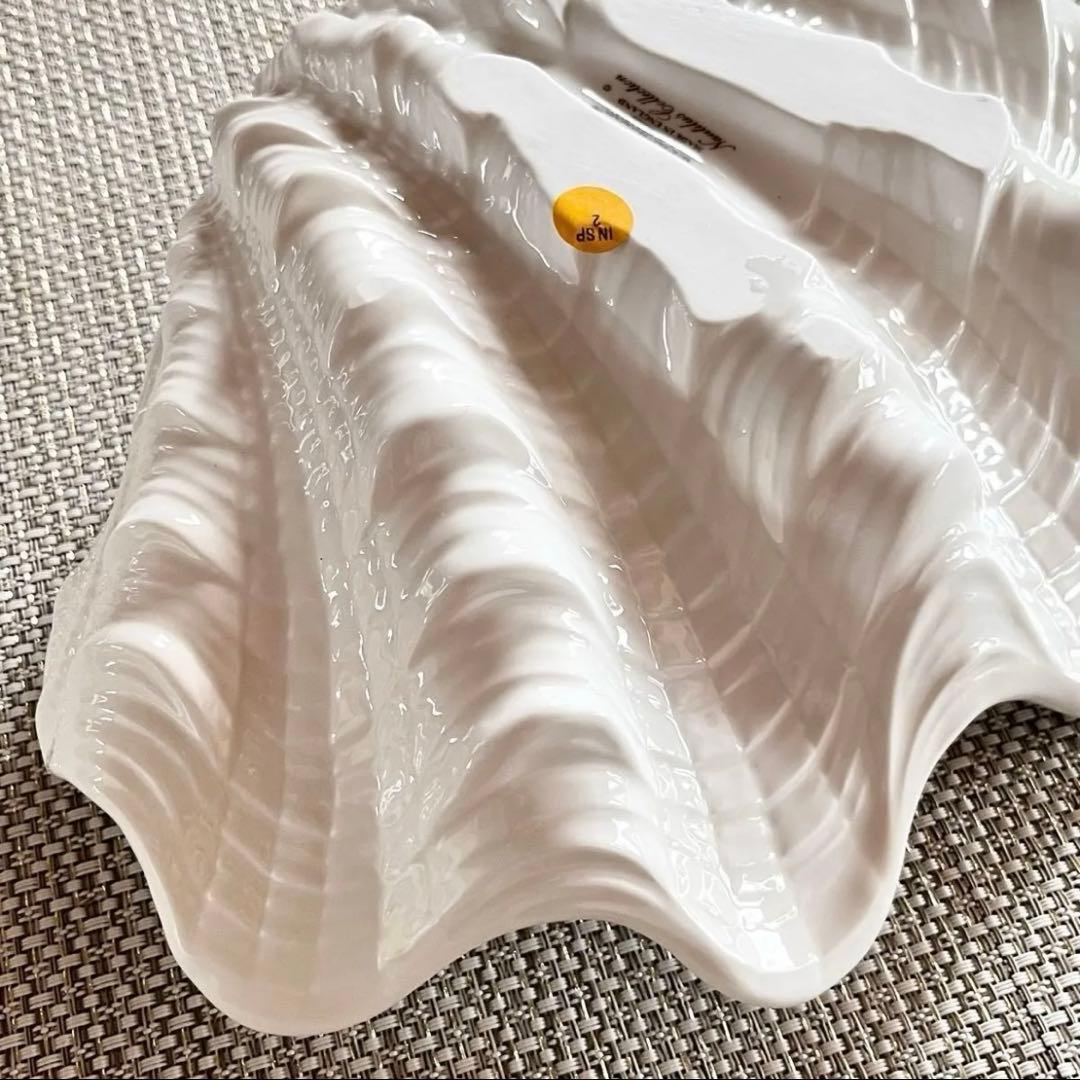 《未使用》 ウェッジウッド 貝殻型皿 ノーチラスコレクションレア