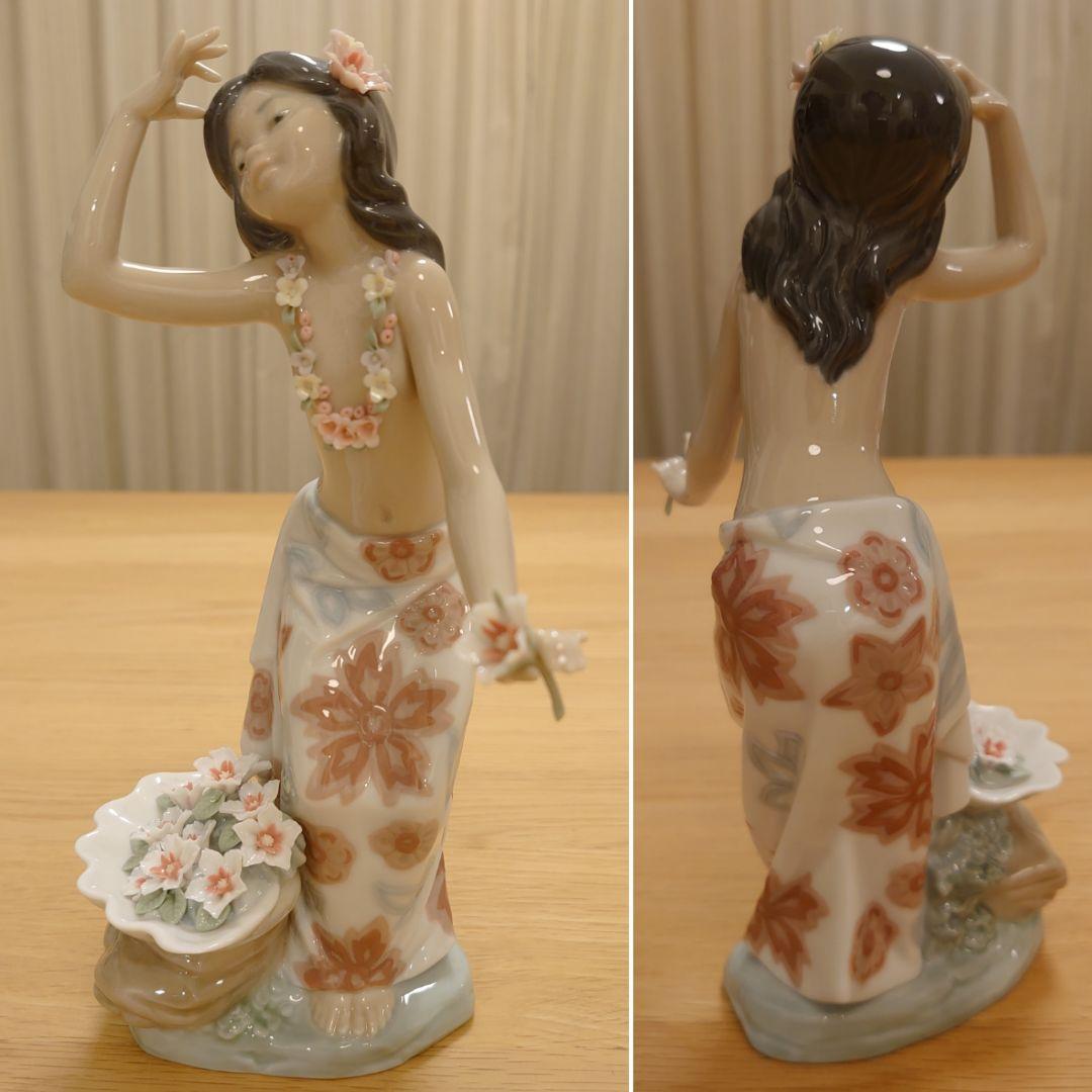 【極美品 絶版 箱付 ハワイ限定品】リヤドロ LLADRO 1478『アロハ』