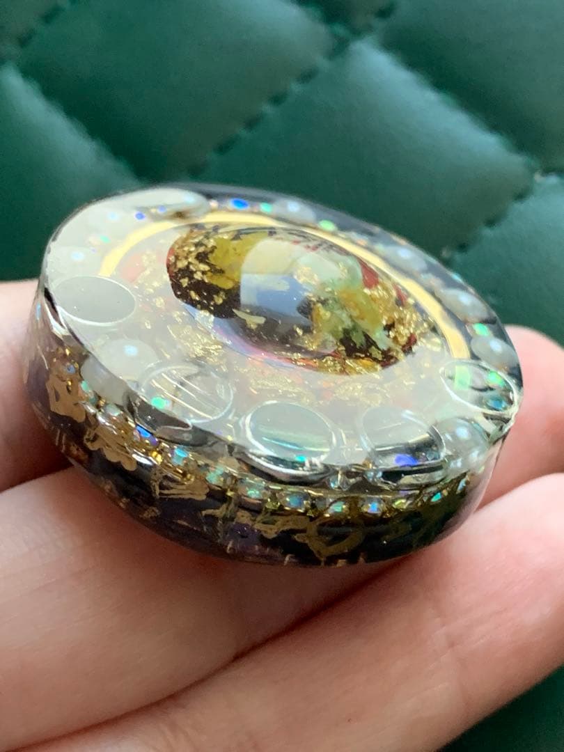 魔術品　黒鏡　手持ち用　セパレイトA