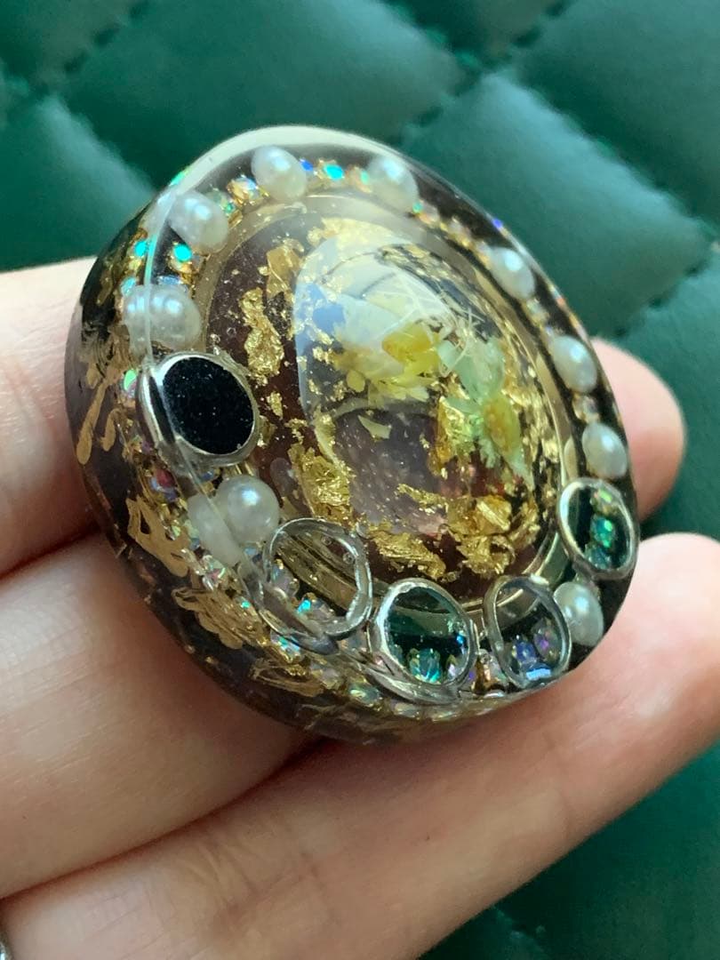 魔術品　黒鏡　手持ち用　セパレイトA