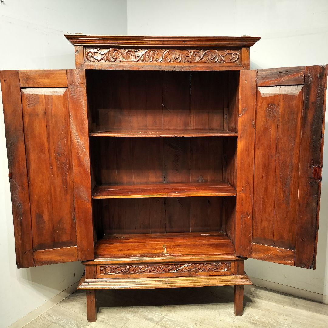 M●年始Sale東名 総無垢　アンティークキャビネット　アジアン　什器