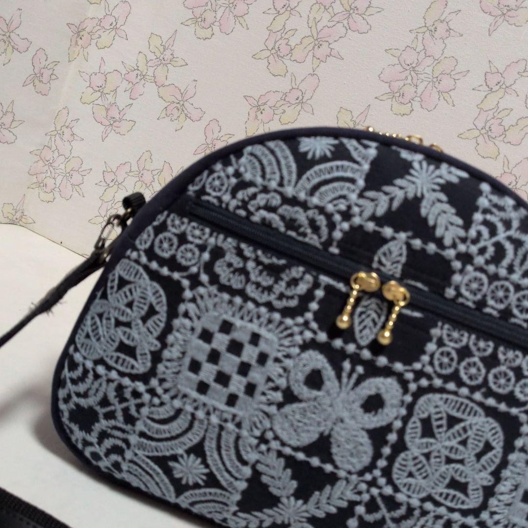 ミナペルホネン　ハンドメイド　バッグ　ショルダーバッグ　forest tile