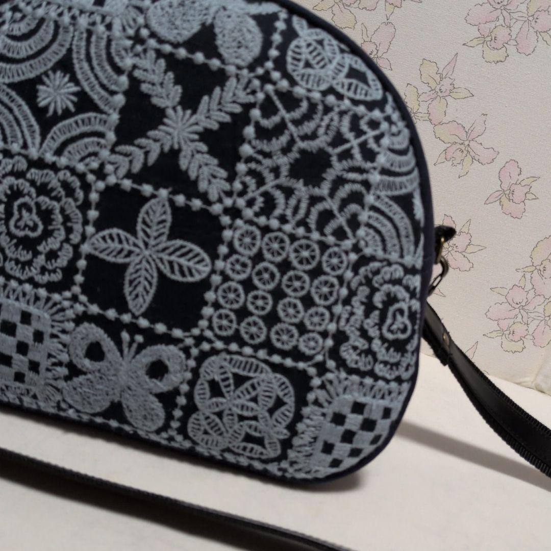 ミナペルホネン　ハンドメイド　バッグ　ショルダーバッグ　forest tile