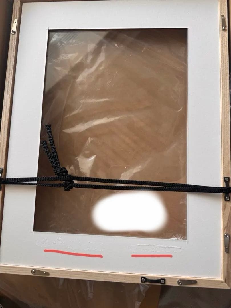 マルニ額縁 デッサン額縁 MRN-D5505-B ブラック太子 マット付 4点