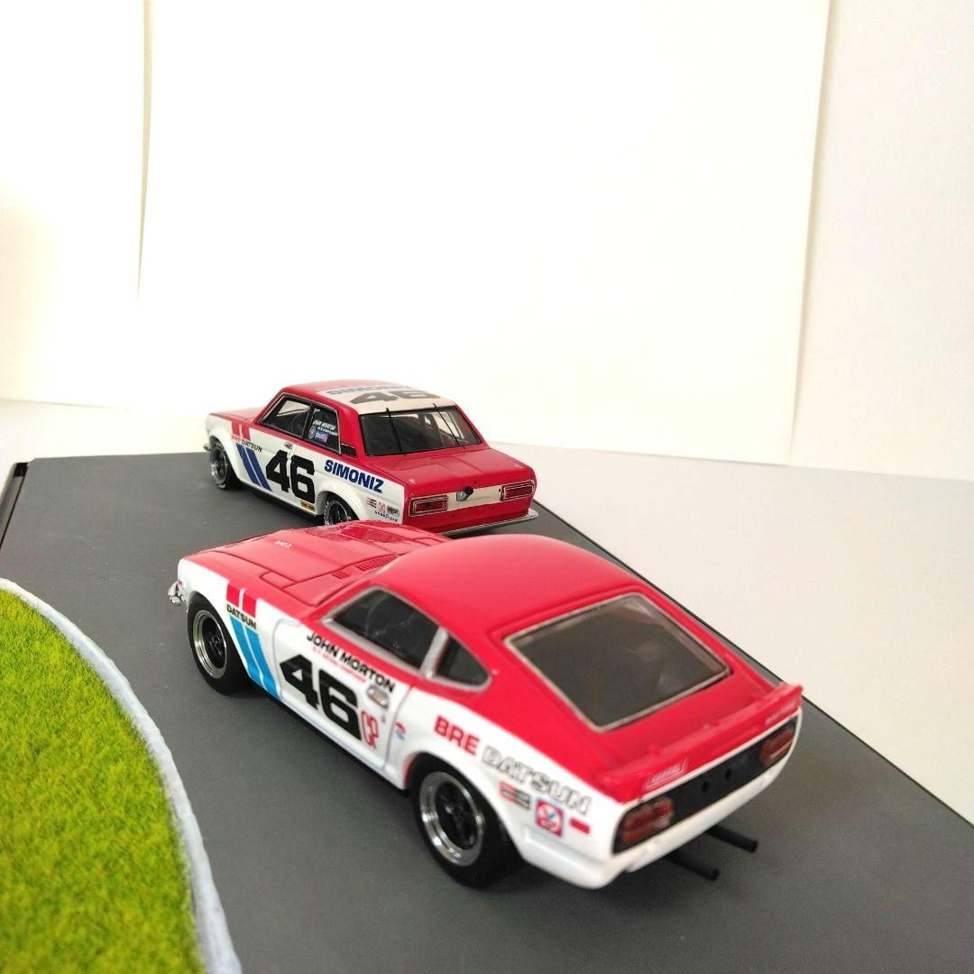 EBBRO DATSUN BRE フェアレディZ　ブルーバード ジオラマミニカー