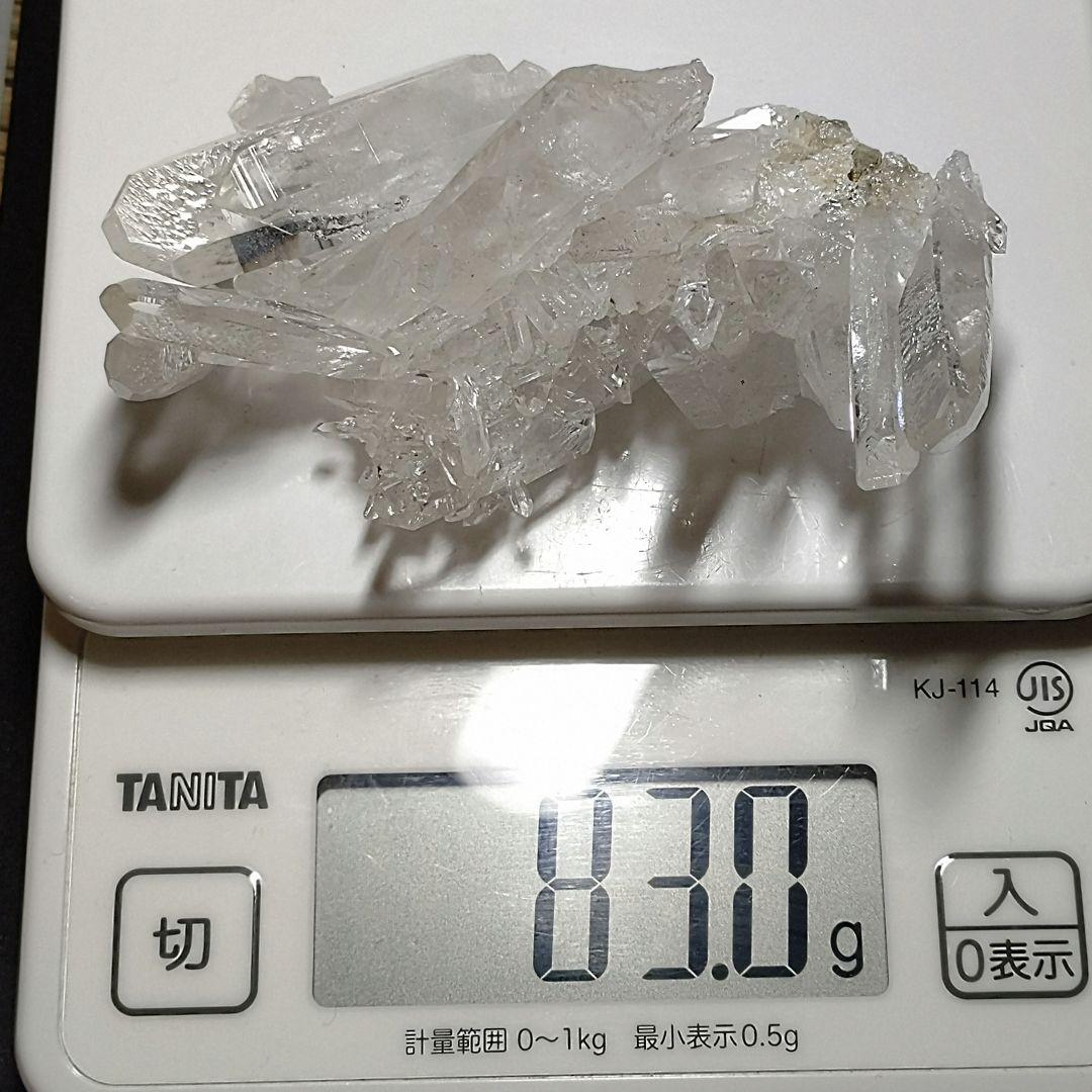 ★ゼッカ産水晶クラスター 83g(SA+)