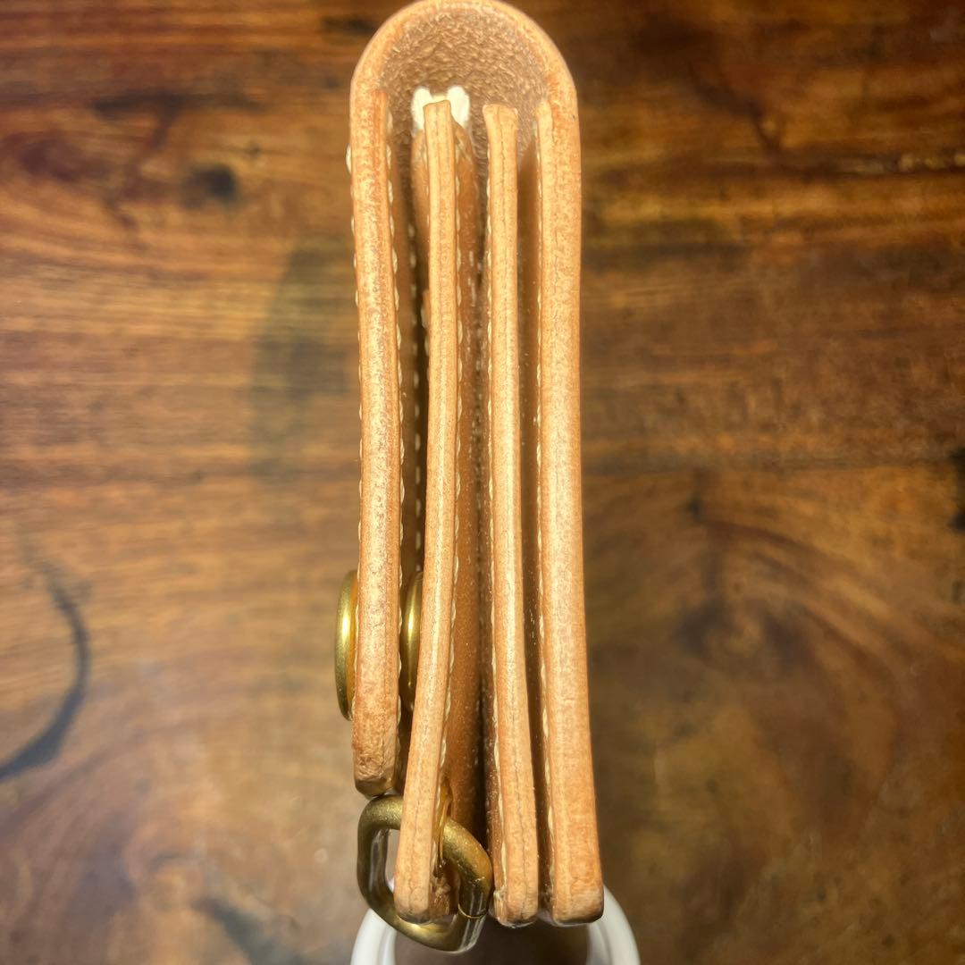 ミドルトラッカーウォレット　ナチュラル　栃木レザー　レザークラフト