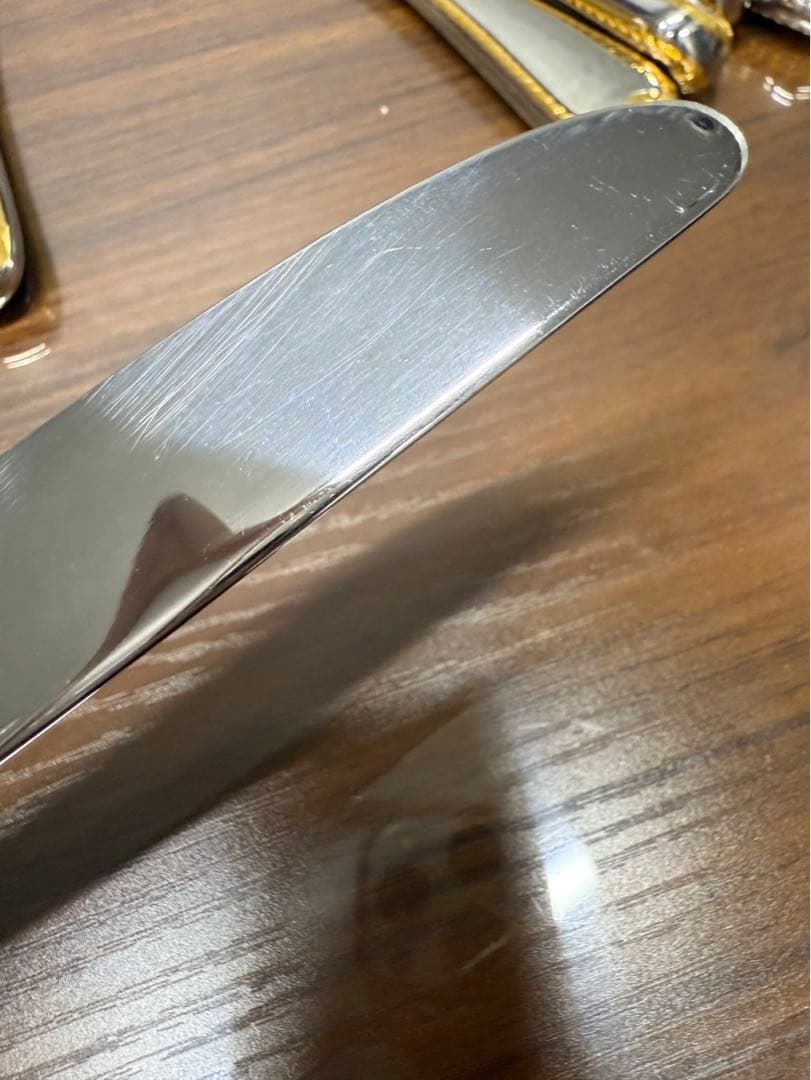 Gorham ゴールデンリボンエッジ カトラリーセット　各6本　合計30本セット