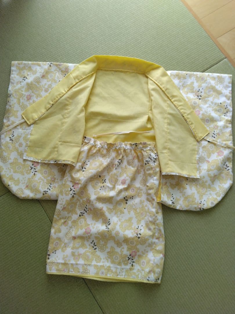 被布エプロン　スモーキーピンク