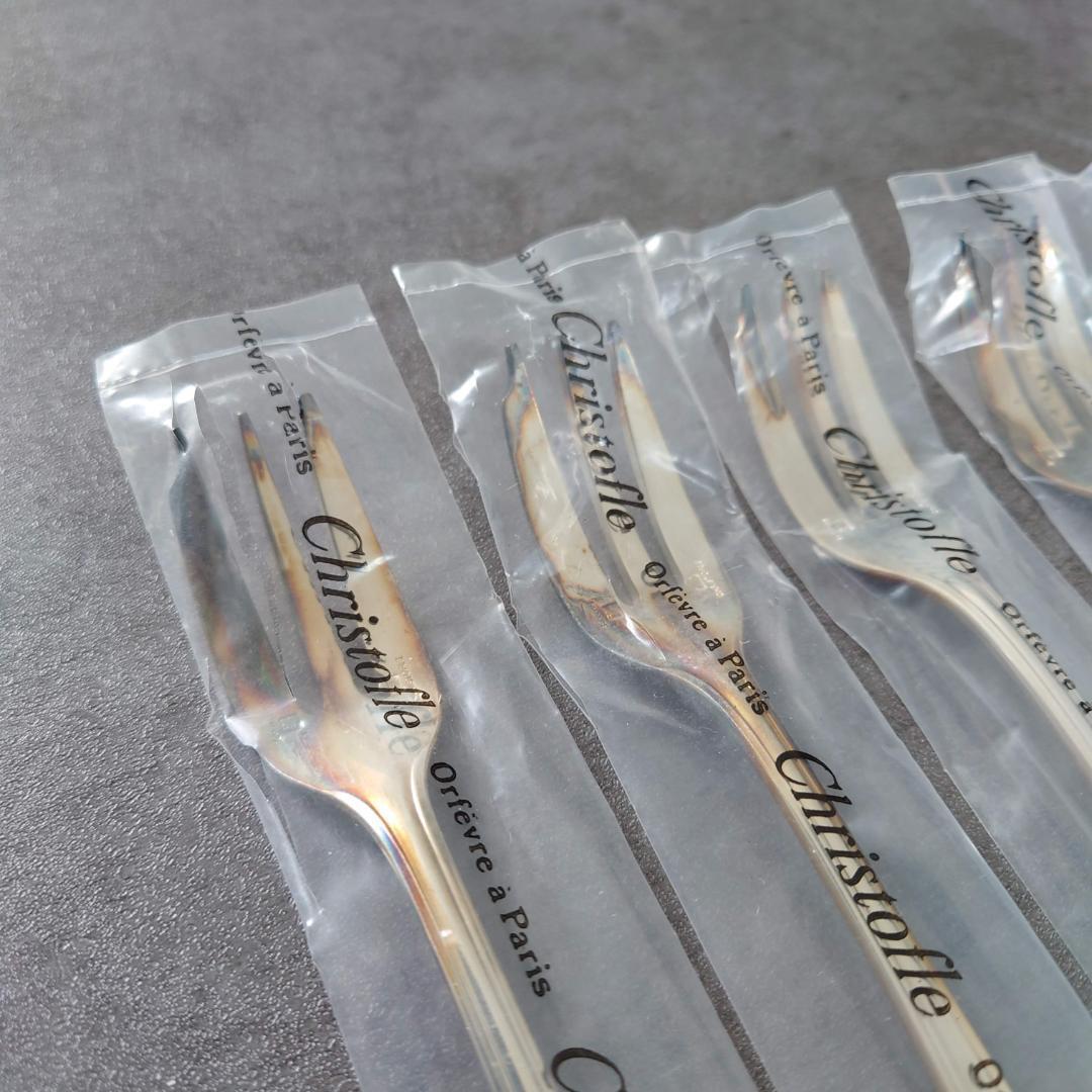 クリストフル ポンパドール ケーキフォーク 未開封 6点 - メルカリ