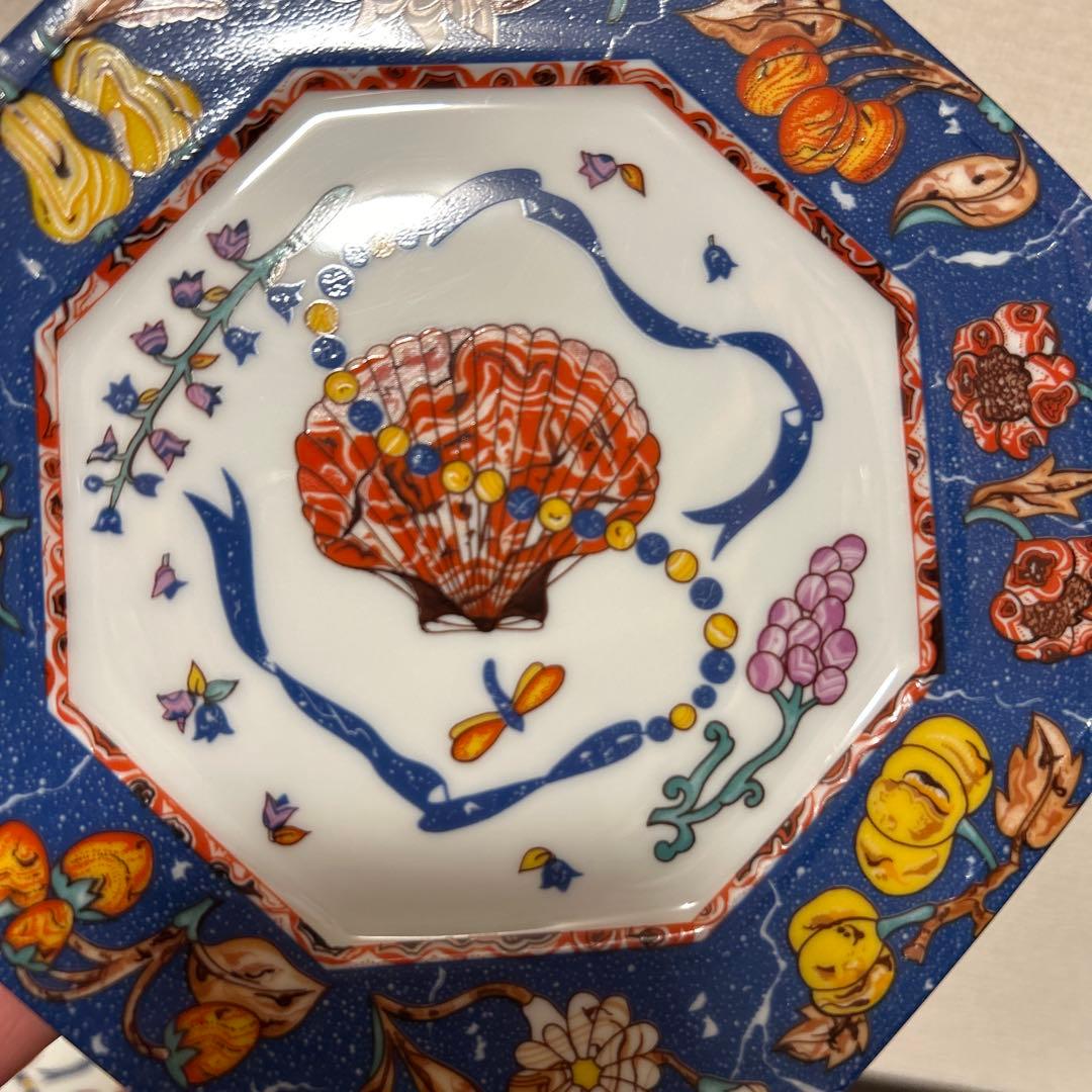 エルメス　ピエールドリアン　デザートプレート　オクタゴナルプレート　16cm