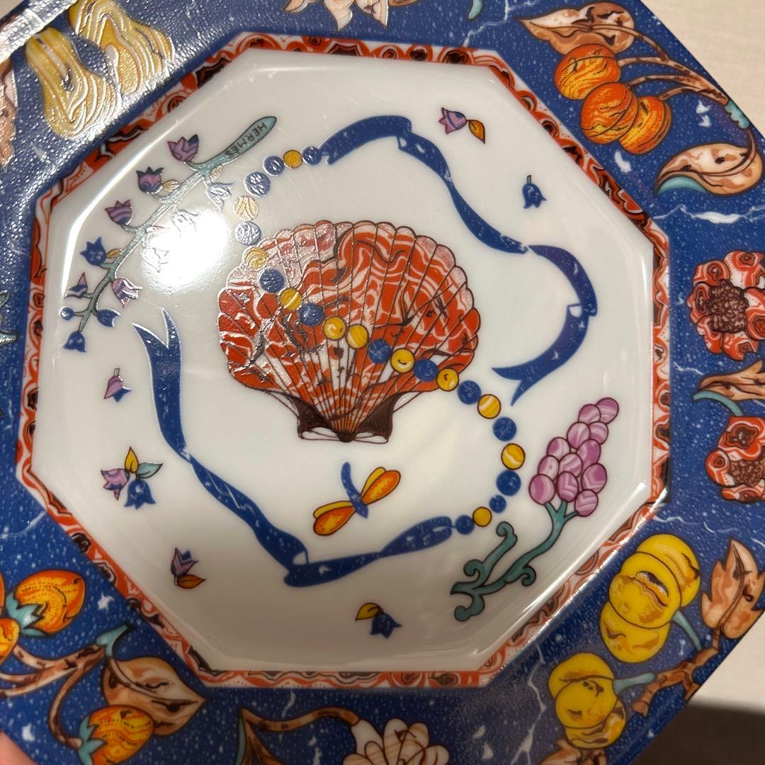 エルメス　ピエールドリアン　デザートプレート　オクタゴナルプレート　16cm