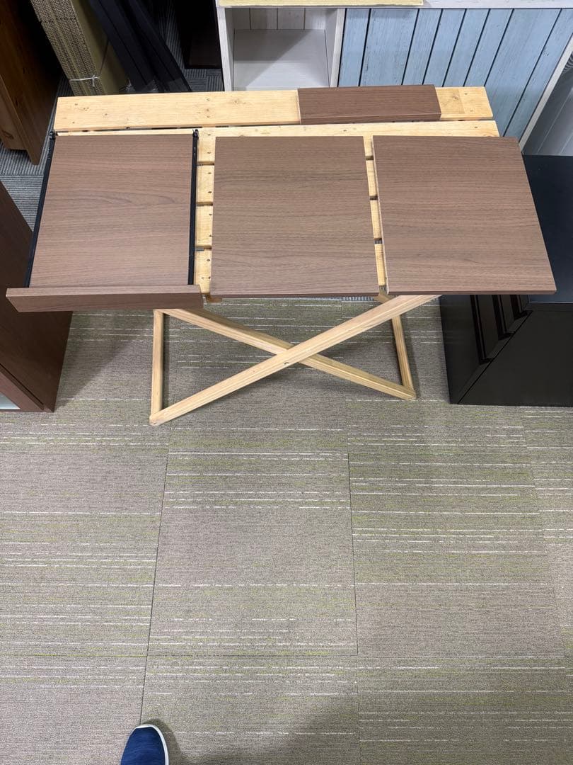 洗浄消毒作業済】【美品】ニトリ レンジ台(フォルムN RE9060G MBR