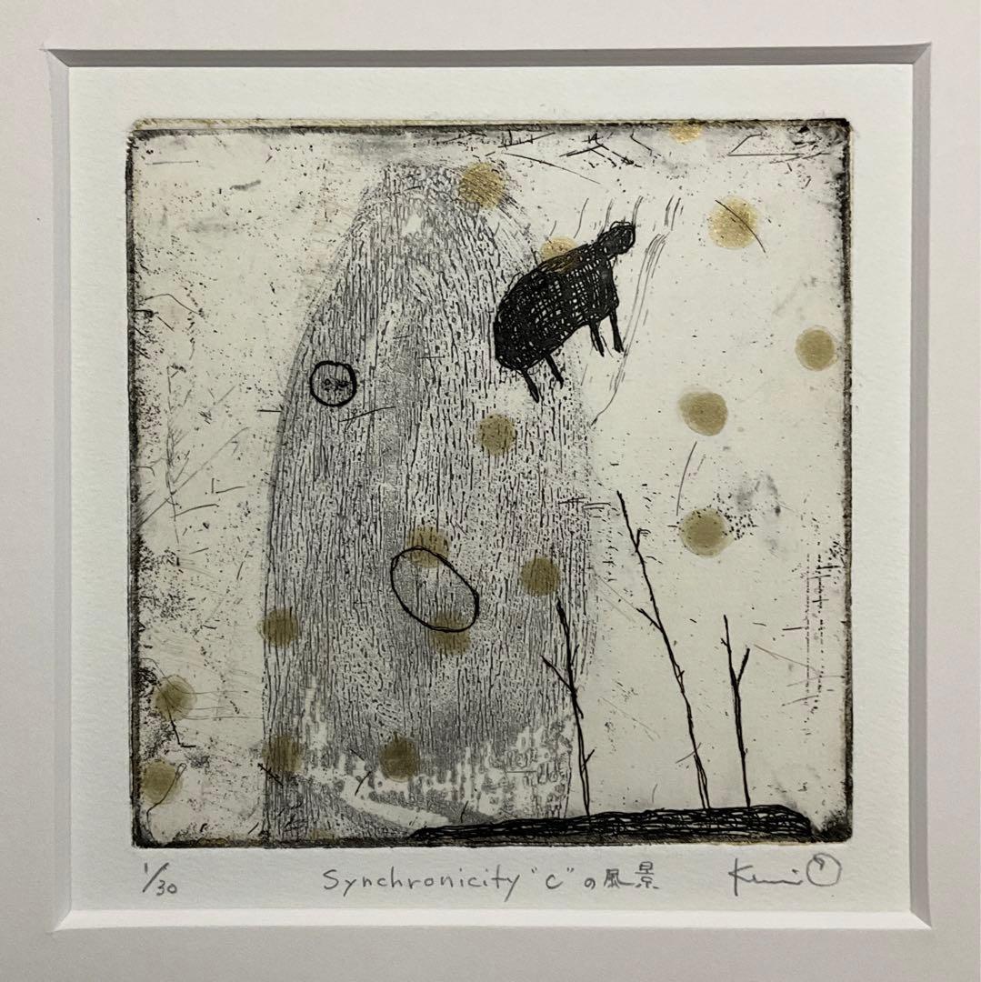 絵画・額縁・版画・オバタクミ・新品未使用・お洒落・美術品