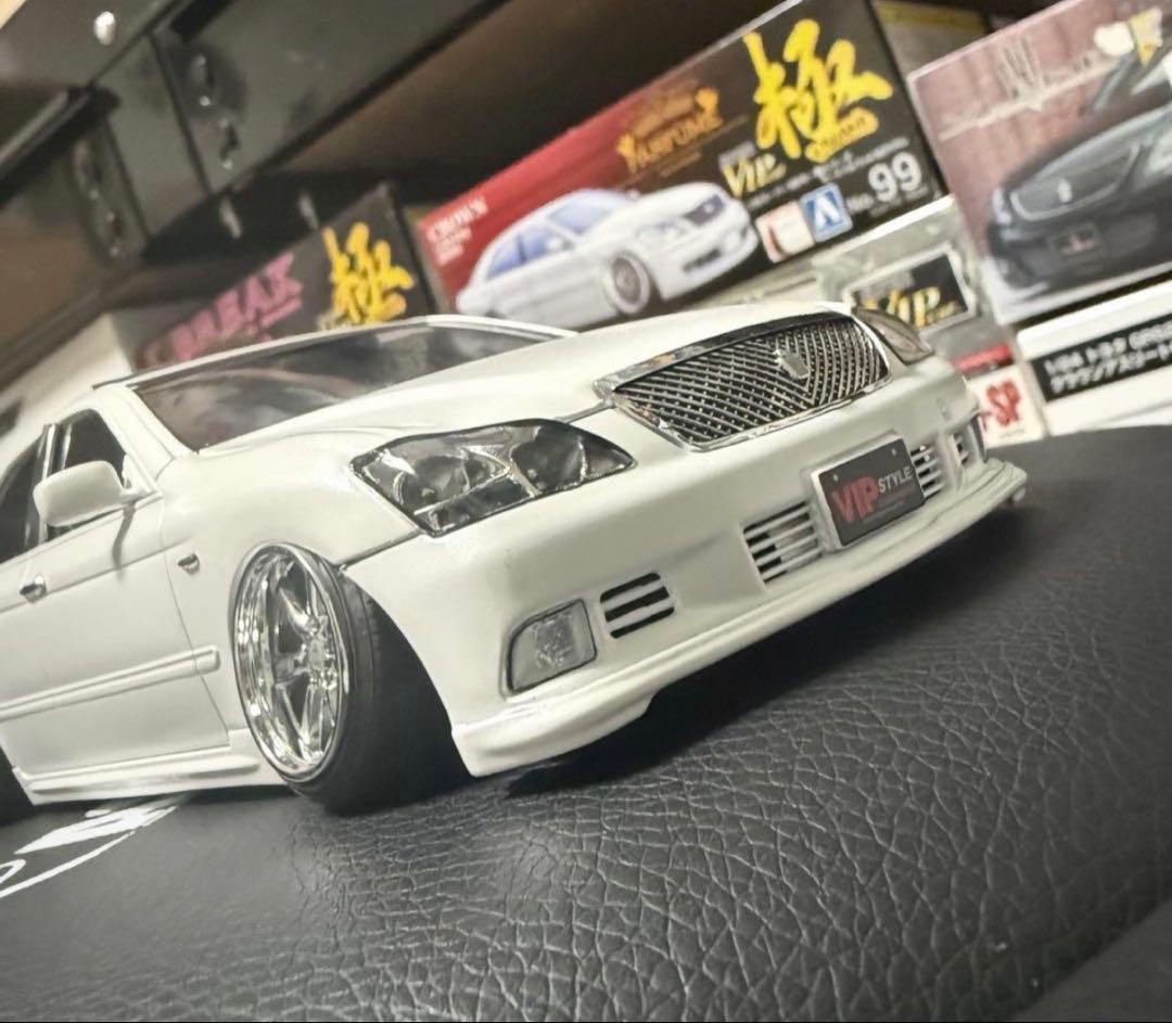 アオシマ GRS182 クラウン アスリート 深リム仕様 - メルカリ