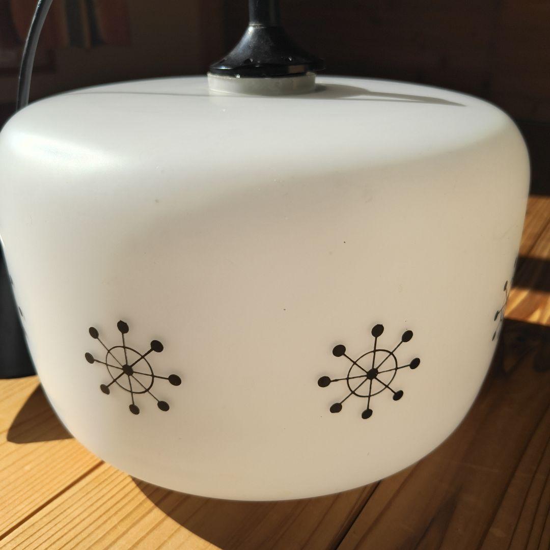 アンティーク　ペンダントライト ガラス製