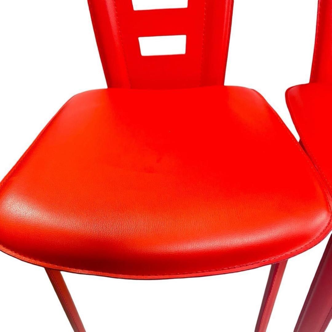 【廃盤・2脚セット】IDC大塚家具「ハイバックチェア」ミッドセンチュリー モダン