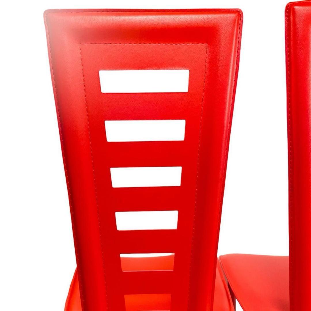 【廃盤・2脚セット】IDC大塚家具「ハイバックチェア」ミッドセンチュリー モダン