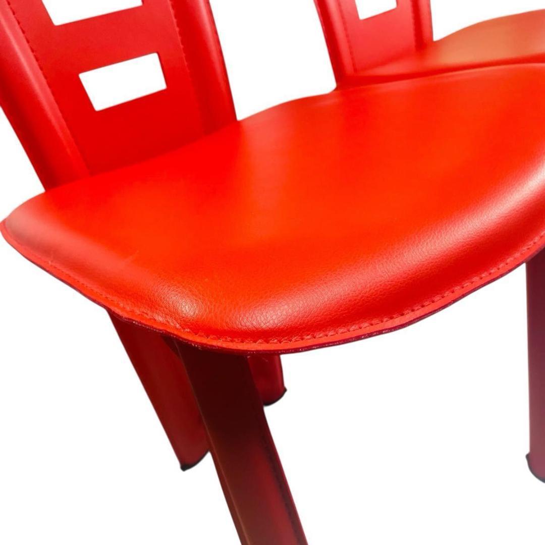 【廃盤・2脚セット】IDC大塚家具「ハイバックチェア」ミッドセンチュリー モダン