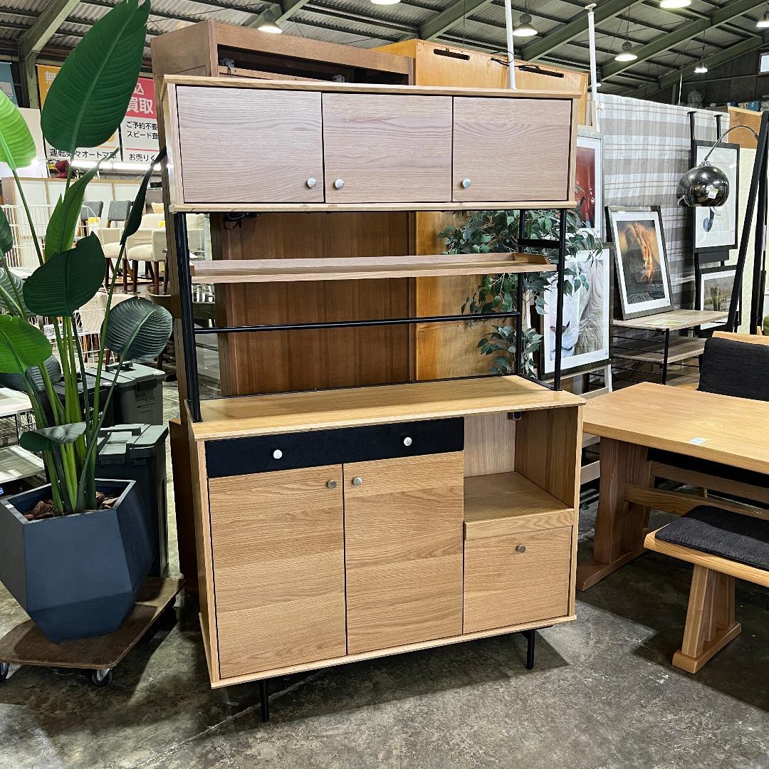 ジャーナルスタンダードファニチャー ハビタ キッチンボード L 美品