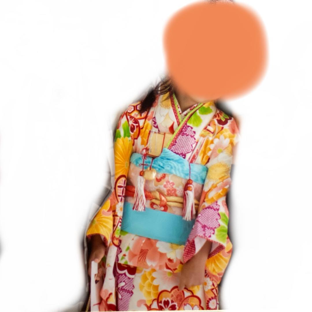 七五三用 着物　式部浪漫　フルセット　7歳用