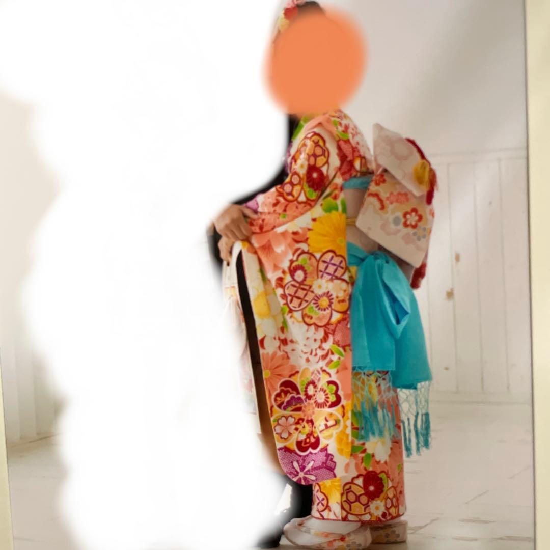 七五三用 着物　式部浪漫　フルセット　7歳用