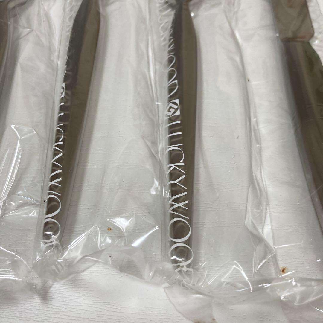 18-12ステンレス　日本製ラッキーウッドフィッシュフォーク、ナイフ