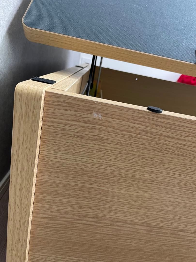 ニトリ　セミダブル収納付ベッドフレーム　跳ね上げ式