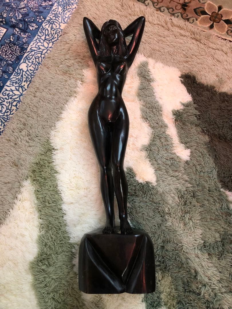 裸婦像 木製 約60cm 3.2kg