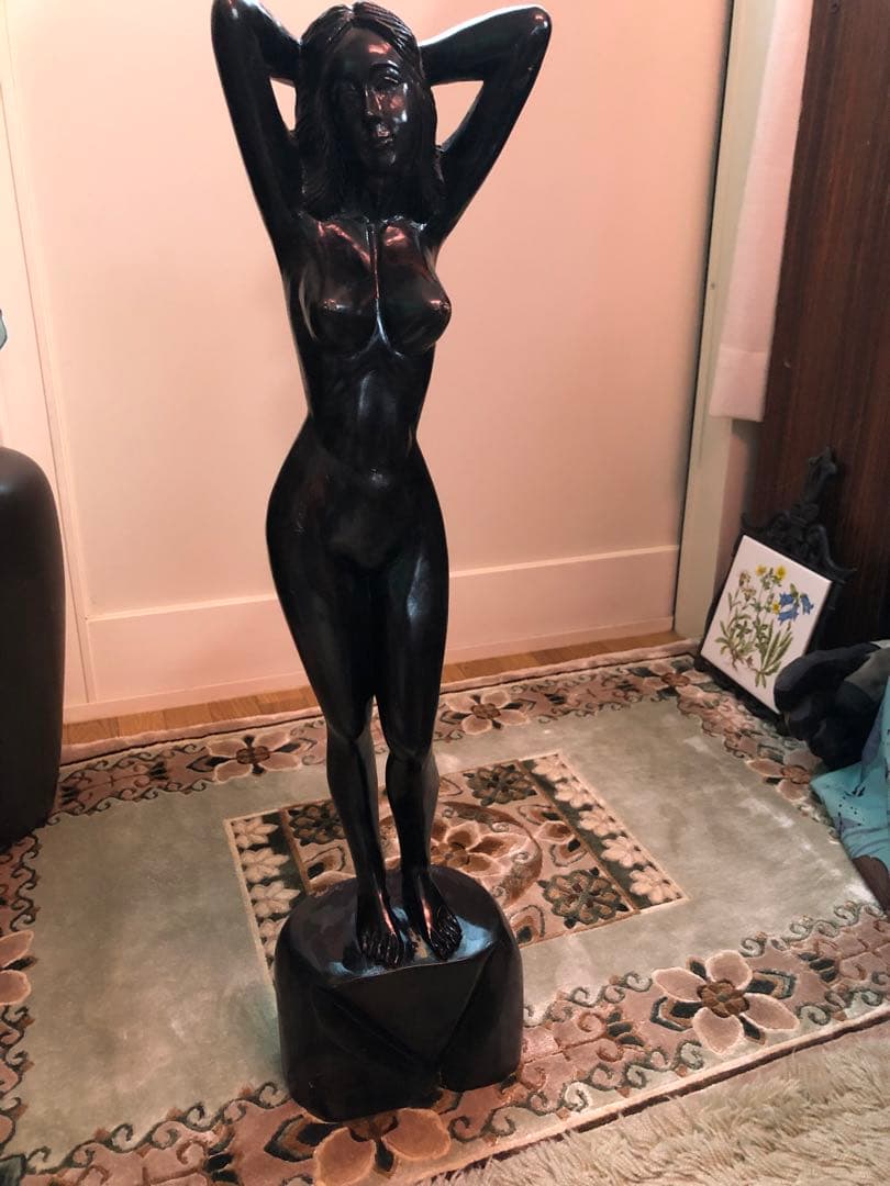 裸婦像 木製 約60cm 3.2kg