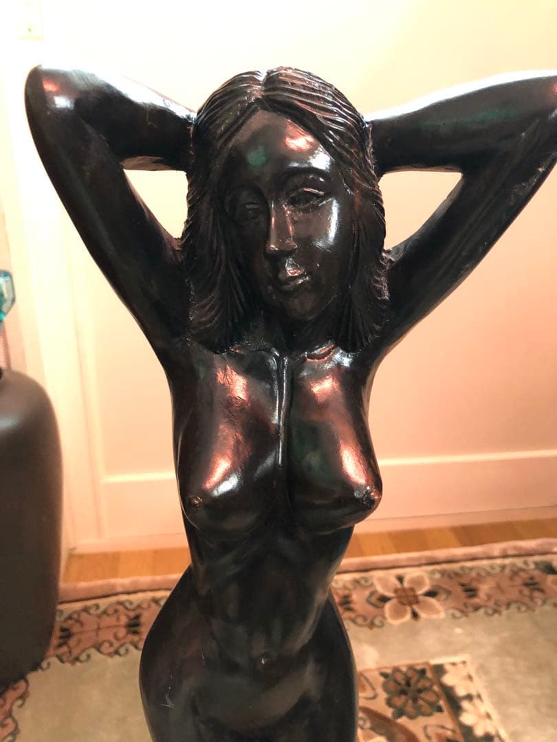 裸婦像 木製 約60cm 3.2kg